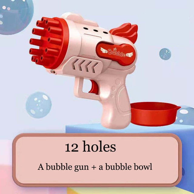 Electric Toy Gun Bubbles Blaster