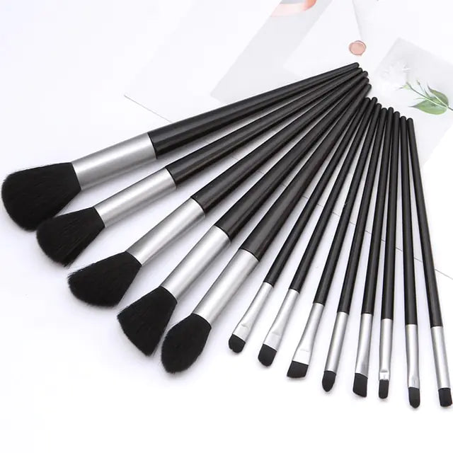 13 Piece Soft Fluffy Makeup Brushes Set