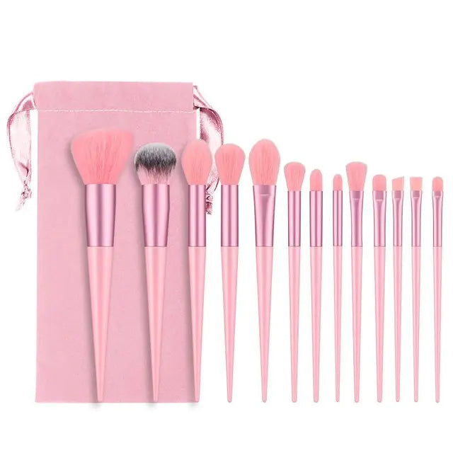 13 Piece Soft Fluffy Makeup Brushes Set