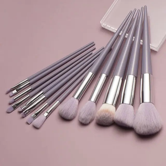 13 Piece Soft Fluffy Makeup Brushes Set