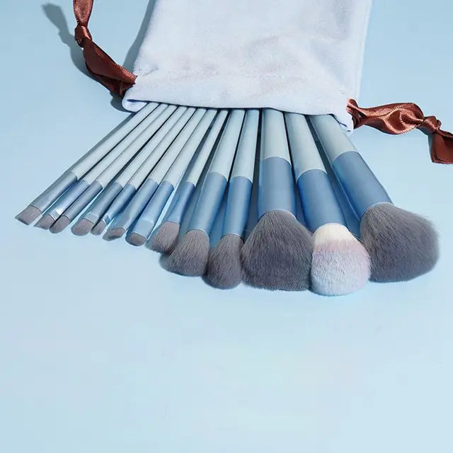 13 Piece Soft Fluffy Makeup Brushes Set