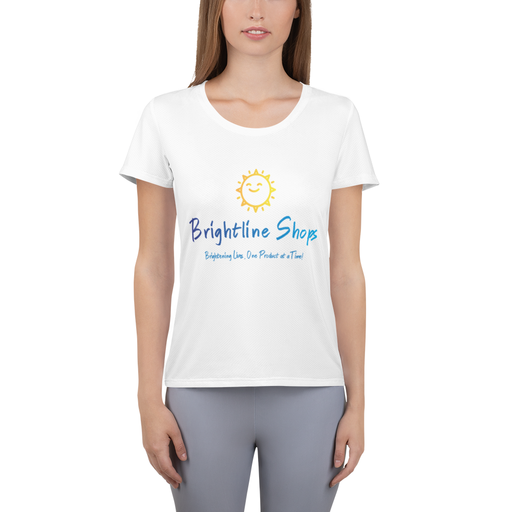 BrightLine Shops All-Over Print Women's Athletic T-shirt