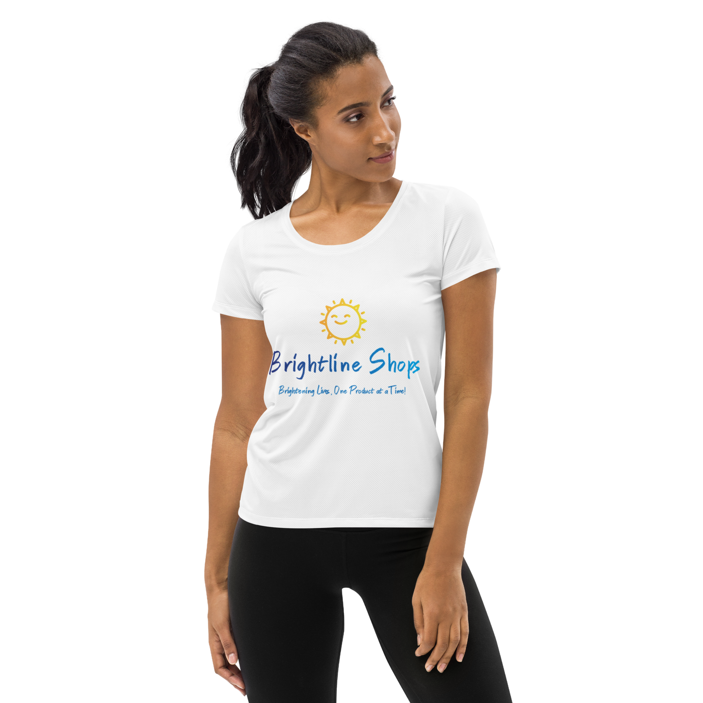 BrightLine Shops All-Over Print Women's Athletic T-shirt