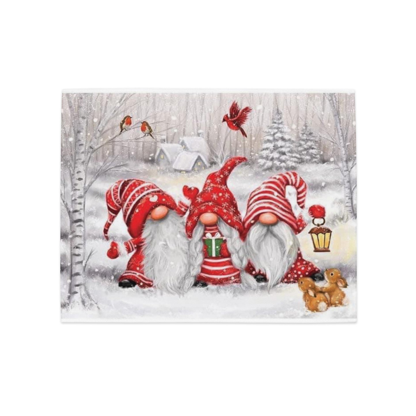 Christmas Gnomes Placemat Set