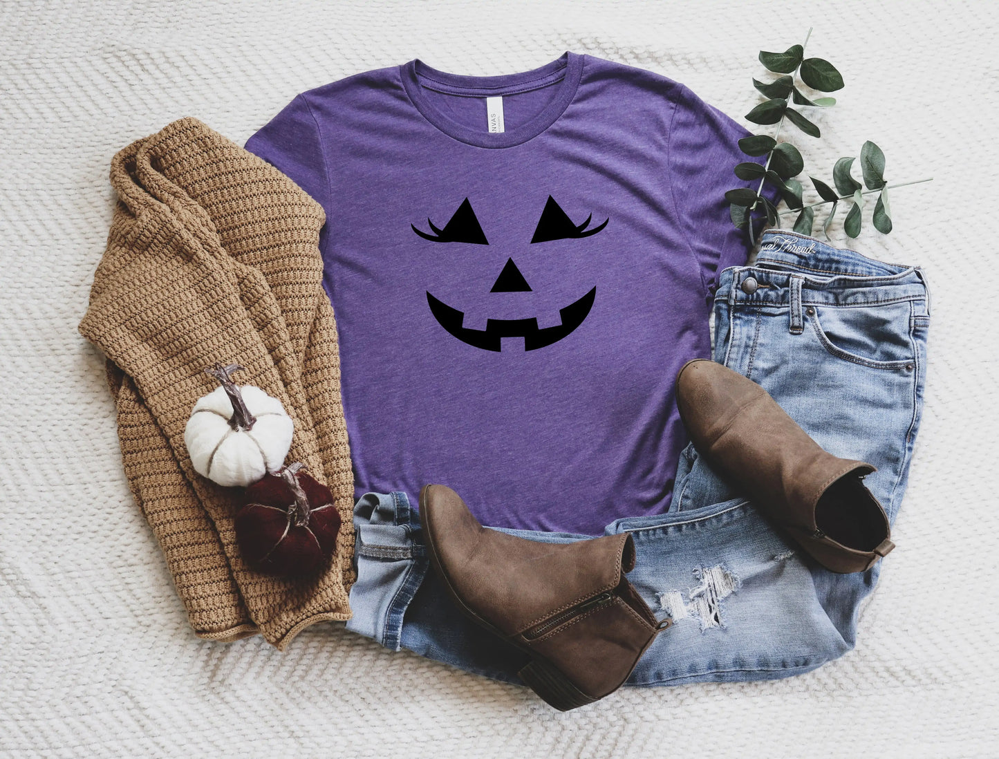 Halloween Pumpkin Face T-Shirt