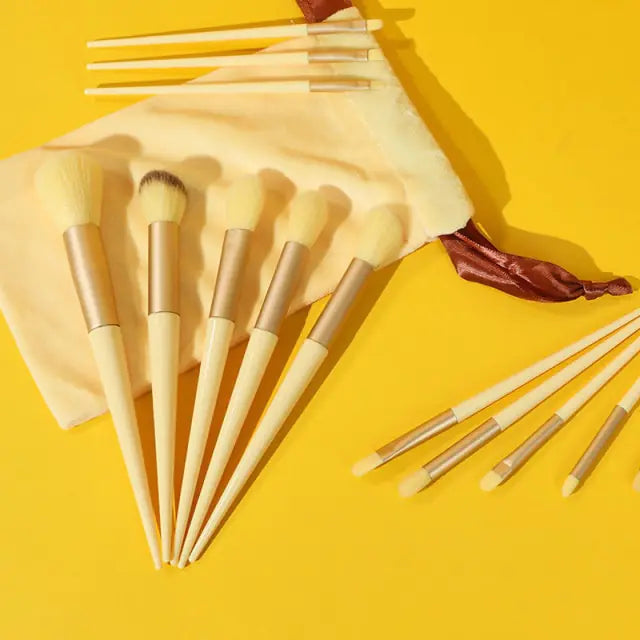 13 Piece Soft Fluffy Makeup Brushes Set