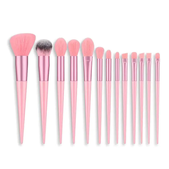 13 Piece Soft Fluffy Makeup Brushes Set