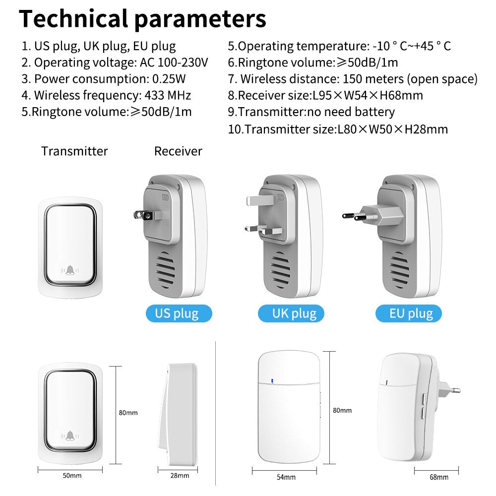 Plug-In Wireless Doorbell