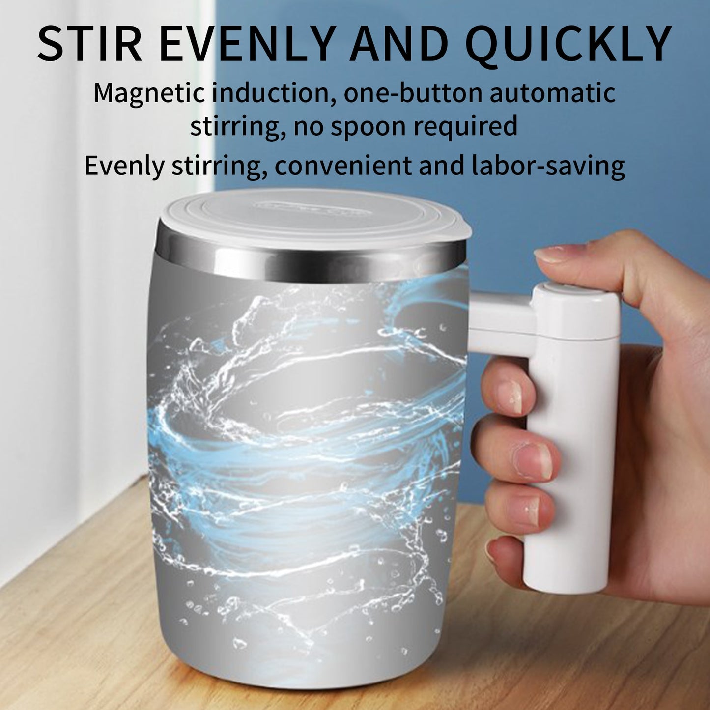 Automatic Quick Mixing Coffee Mug