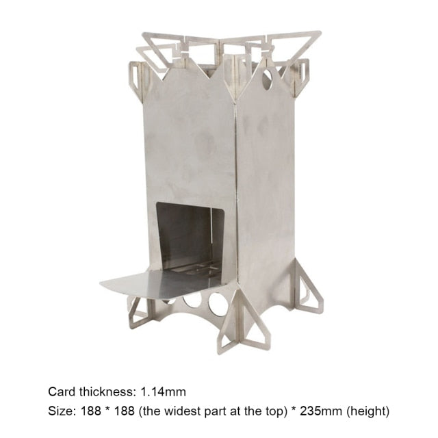 Outdoor Mini Portable Firewood Stove