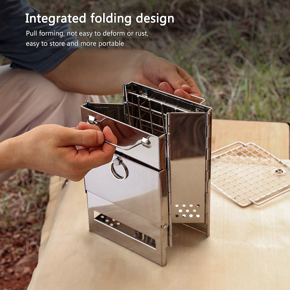 Outdoor Mini Portable Firewood Stove