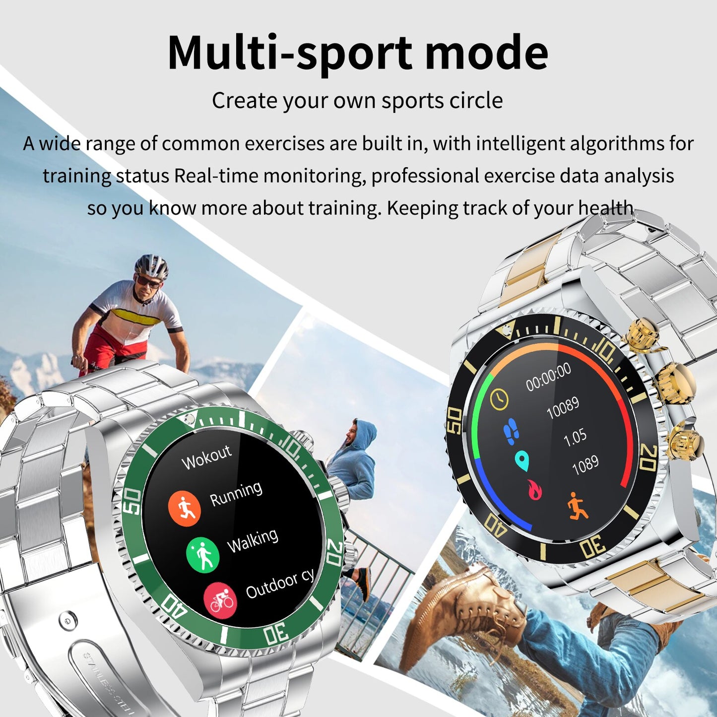 Men's Smart Watch with Bluetooth Calling and Display