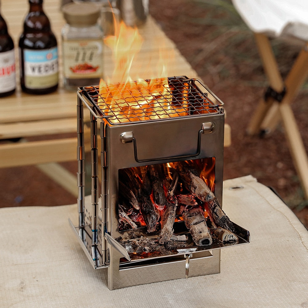 Outdoor Mini Portable Firewood Stove