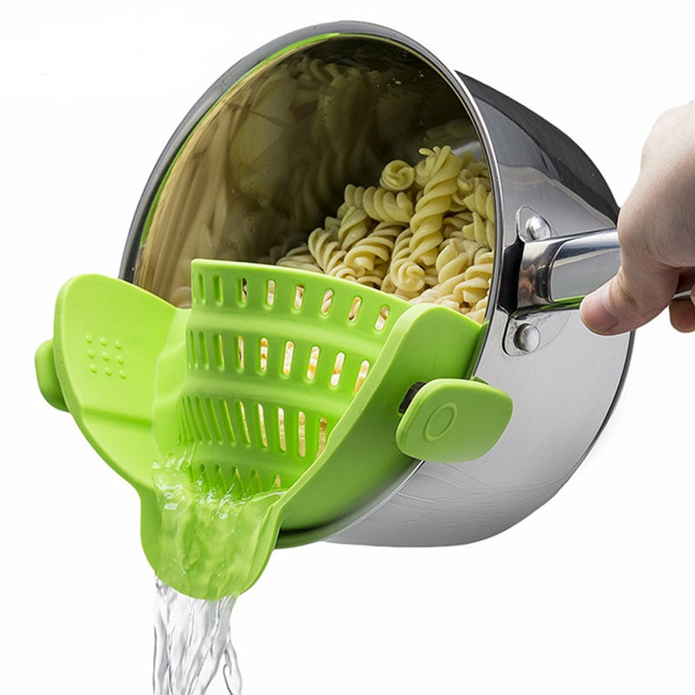 Silicone Kitchen Snap-N-Strain Filter