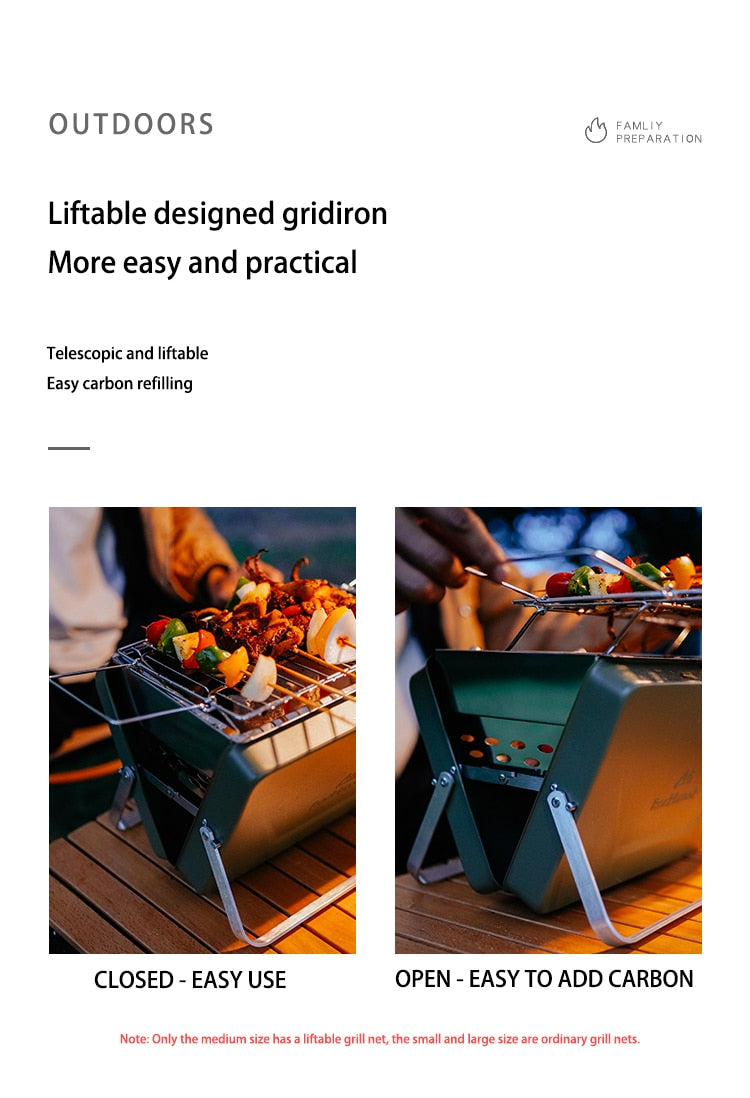 Portable BBQ-Freestanding Folding Grill/Stove