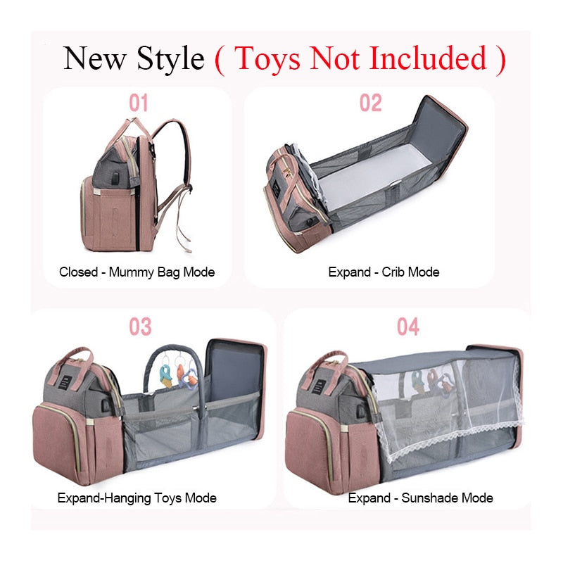 New Mommy-Portable Folding Crib