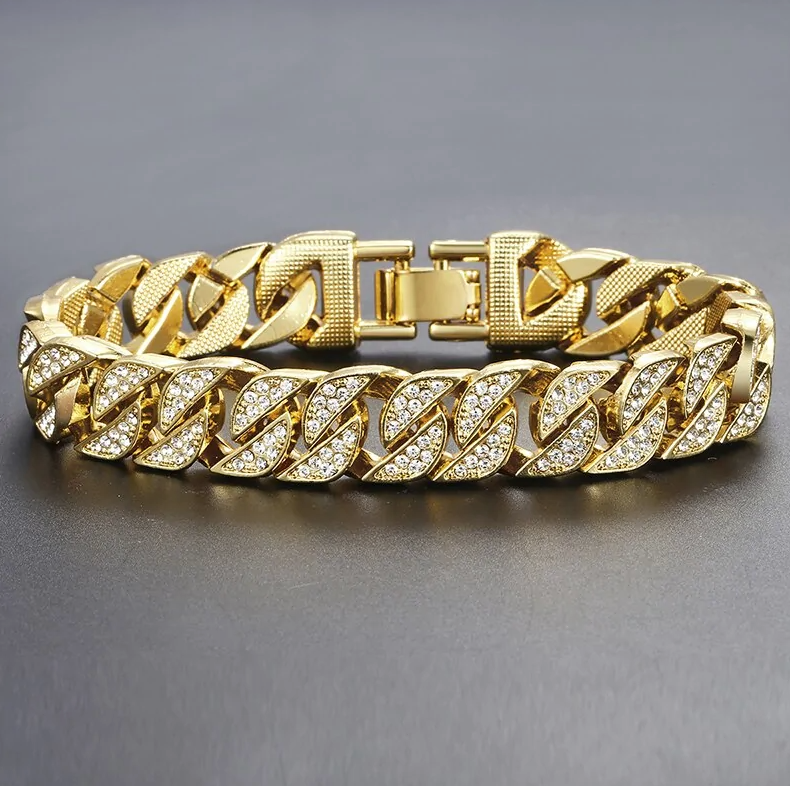 Miami Curb-Cuban Chain Bracelet For Men