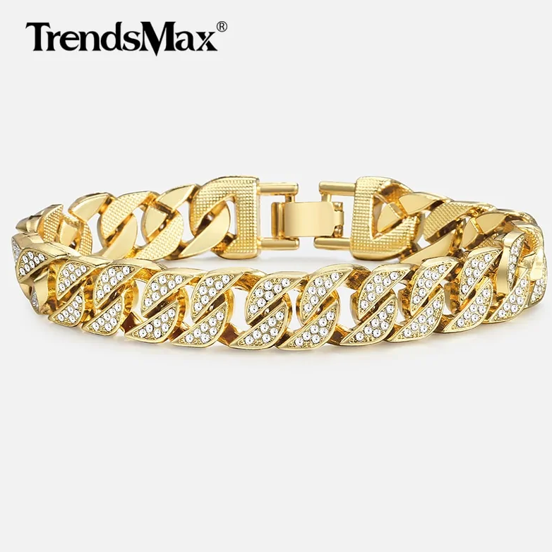 Miami Curb-Cuban Chain Bracelet For Men