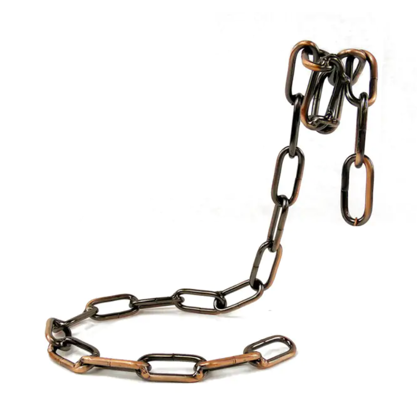 Iron Chain Wine-Bottle Holder