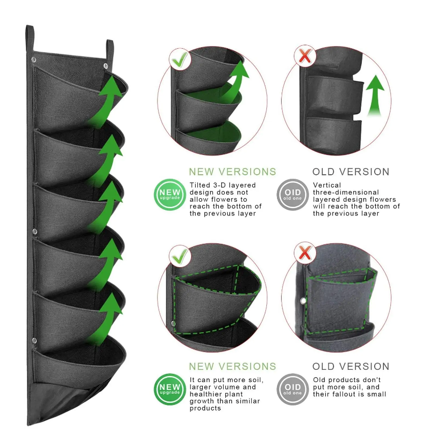 Vertical Hanging Garden Planter-NEW DESIGN!