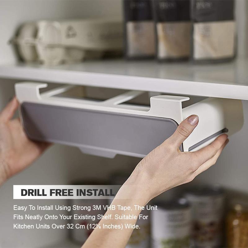 Self-Adhesive and Wall-Mounted Spice Organizer
