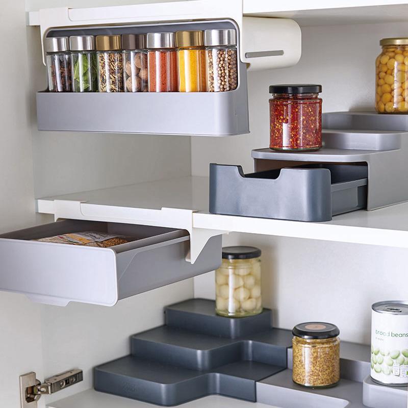 Self-Adhesive and Wall-Mounted Spice Organizer