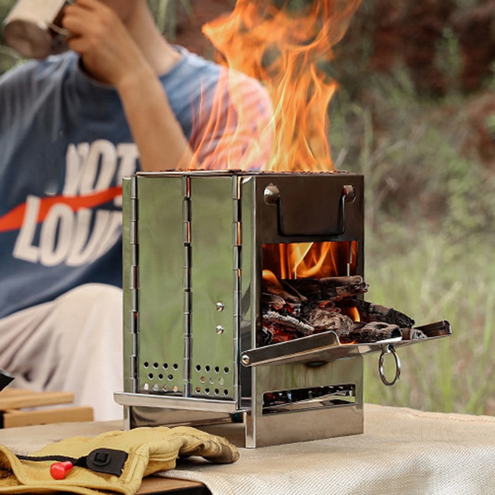 Outdoor Mini Portable Firewood Stove