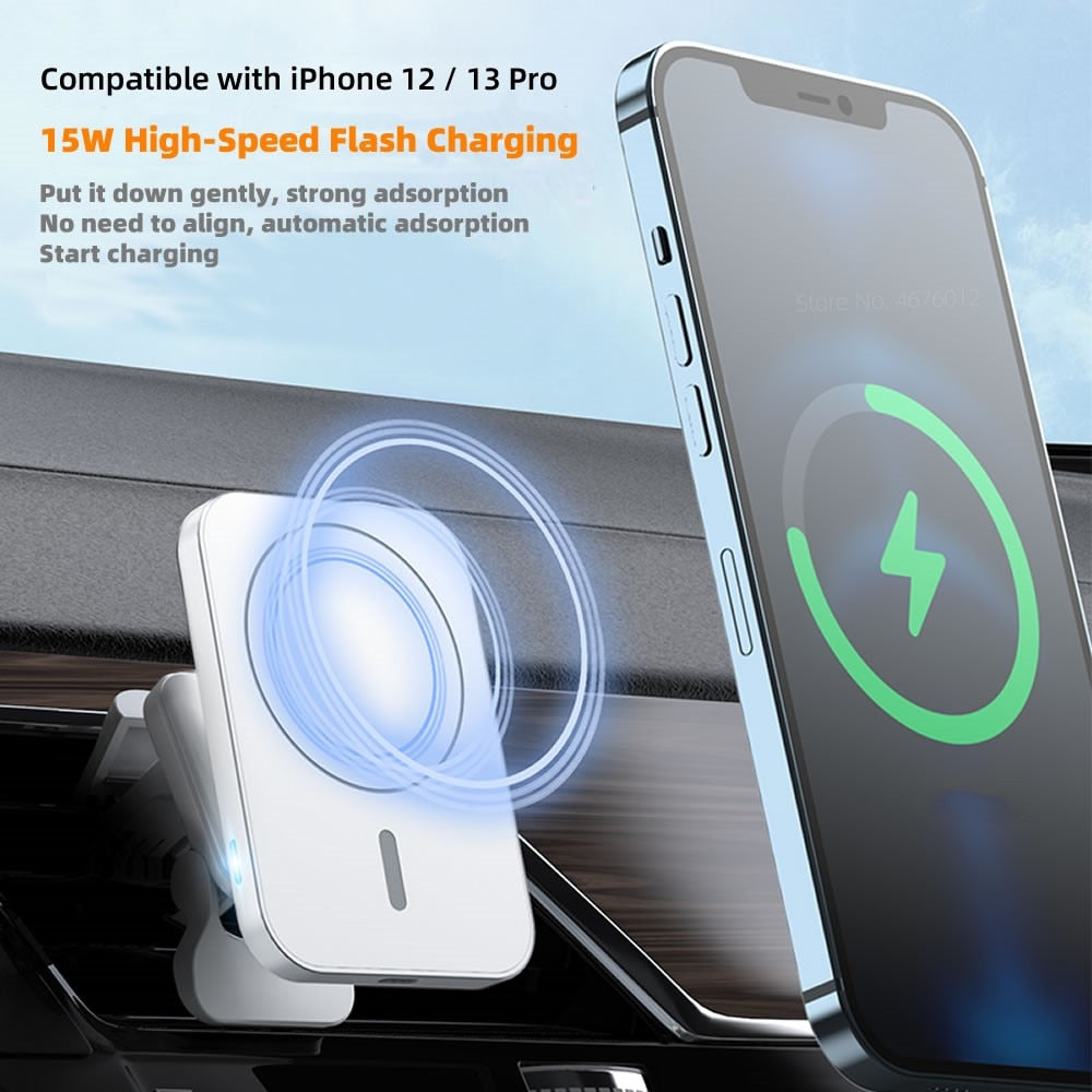 Wireless Car Charger for iPhones 12 and 13 Series