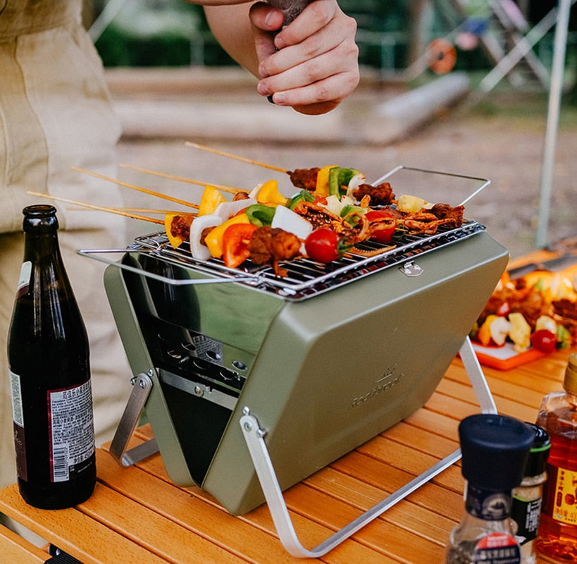 Portable BBQ-Freestanding Folding Grill/Stove