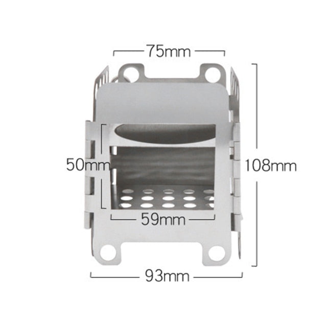 Outdoor Mini Portable Firewood Stove