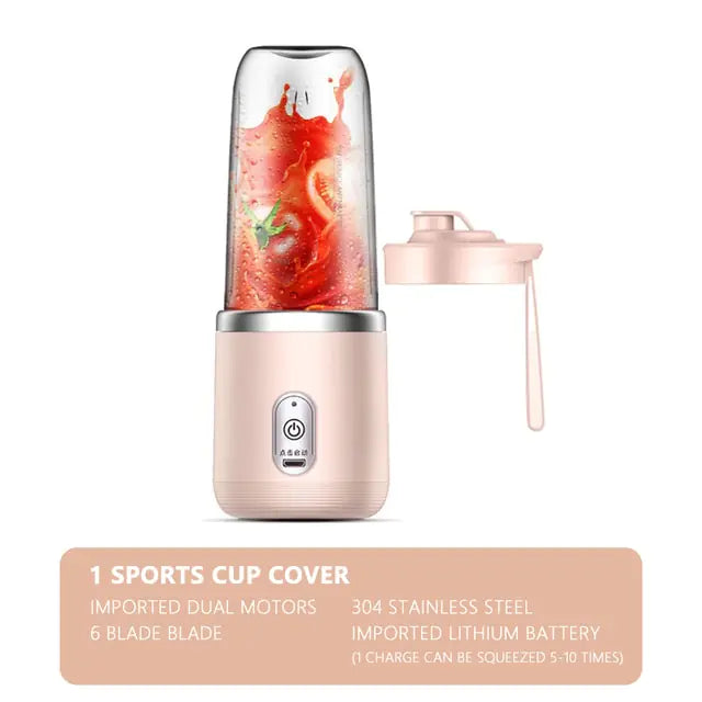 6 Blade Portable Juicer Blender