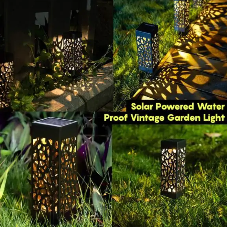 Solar Powered and Waterproof-Vintage Garden Light
